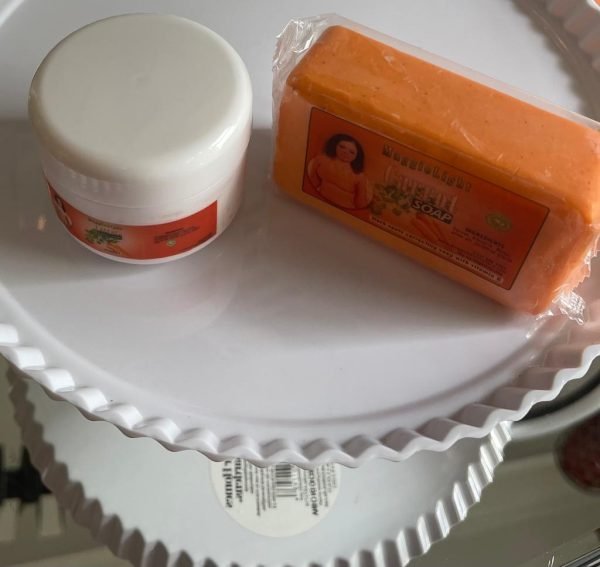 Carrot Face Cream , Body Lotion And Soap Set